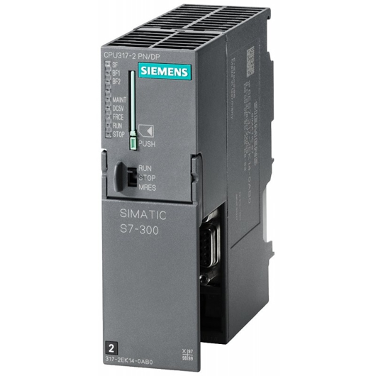 Novo em estoque: Controlador Siemens 6ES7317-2EK14-0AB0 SIMATIC S7-300 CPU 317-2 PN/DP