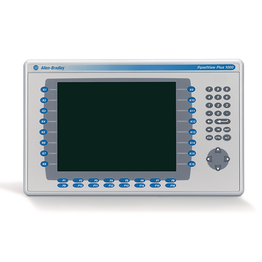 Novo módulo HMI para display Allen Bradley PanelView Plus série 1000, modelo 2711P-RDB10C